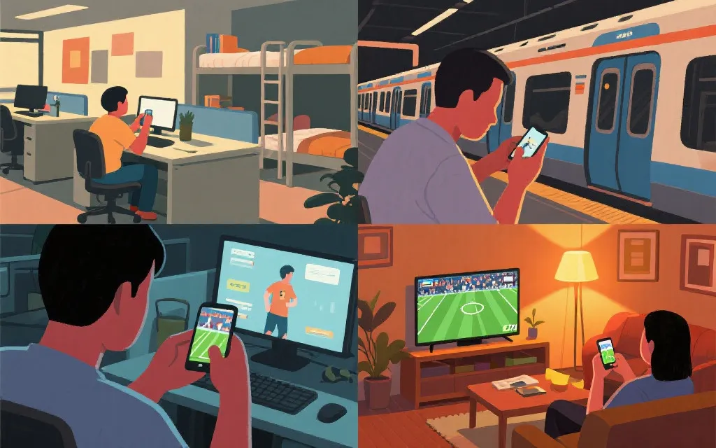世界杯直播免费观看指南：从办公室到宿舍、通勤到客厅，一套多场景随时随地追球方案